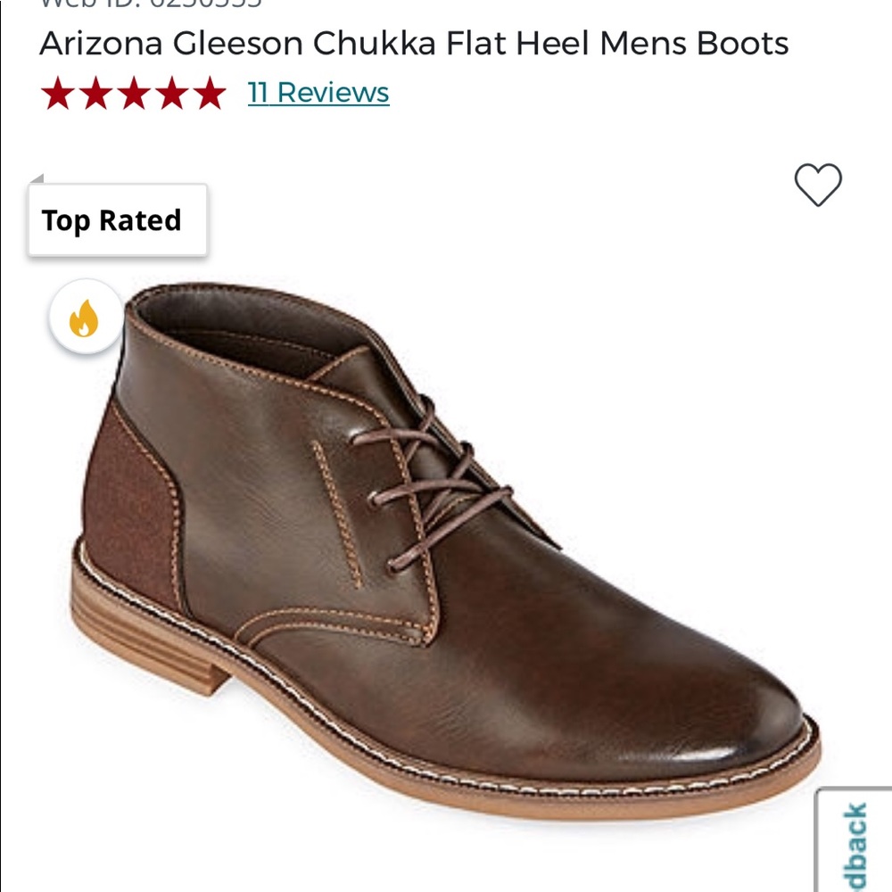 Men’s Brown Chukka Boots NWT Size 11